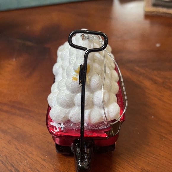 Red Wagon Christmas Ornament - Picture 3 of 5
